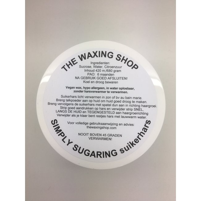 Simply  Sugaring Sugarwax in plastic pot 420 ml