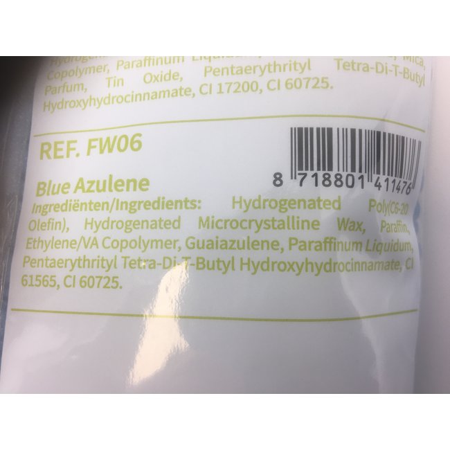 Harskorrels kopen Flexiwax Blue Azulene 800 gram