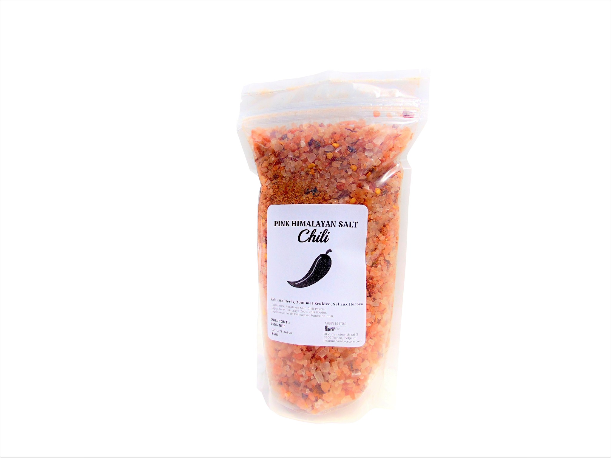 Sel Rose de l'Himalaya Chili 450g - Natural Bio Store