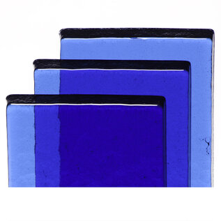 Bullseye glass 1814-065 Sapphire Blue Tint