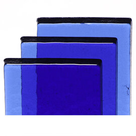 Bullseye glass 1814-065 Sapphire Blue Tint