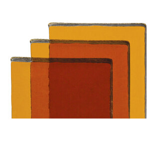 Bullseye glass 1857-065 Billet - Red Amber Tint