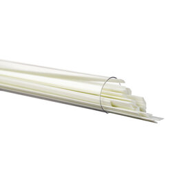 Bullseye glass 0137-401 French Vanilla Opal Ribbons