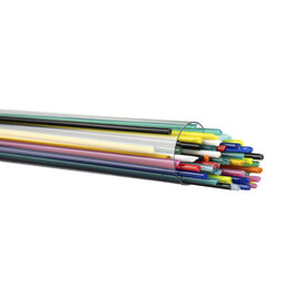 Bullseye glass 8416 opal mixed only 1 mm stringers
