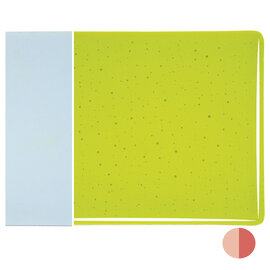 Bullseye glass 1422-030  Lemon Lime Green 3 mm