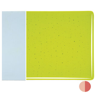 Bullseye glass 1422-030  Lemon Lime Green 3 mm