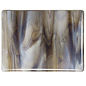 Bullseye glass 2109-030 White Opal, Dark Brown 3 mm