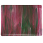 Bullseye glass 3345-030 Cranberry Pink, Emerald Green, White 3 mm