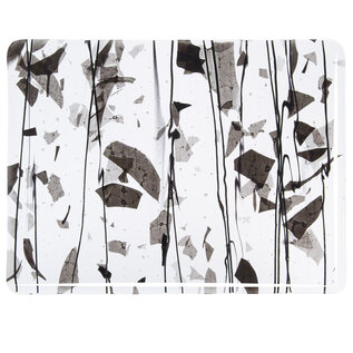 Bullseye glass 4136-000 black/black streamers 3 mm