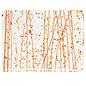 Bullseye glass 4211-000 red/orange/yellow frit/orange stream 3 mm