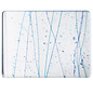 Bullseye glass 4216-000 royal blue& turq frit/cob blue 3 mm