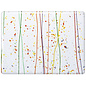Bullseye glass 4247-000 rainbow frit & streamers on clear 3 mm