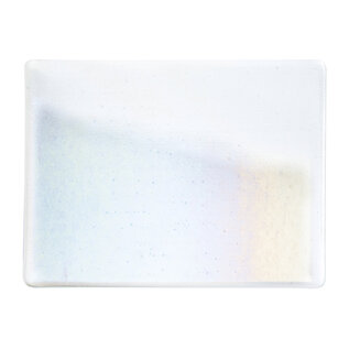 Bullseye glass 1015-031 Clear, Silver to Gold, Dbl-Rol, Irid, Rbow 3 mm