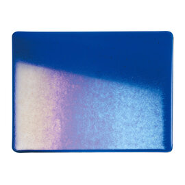 Bullseye glass 1164-031 Caribbean Blue, Dbl-Rol, Irid, Rbow 3 mm