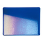 Bullseye glass 1164-031 Caribbean Blue, Dbl-Rol, Irid, Rbow 3 mm