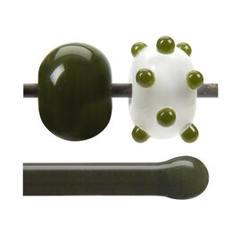 Bullseye glass 0241-576 Rod - Moss Green