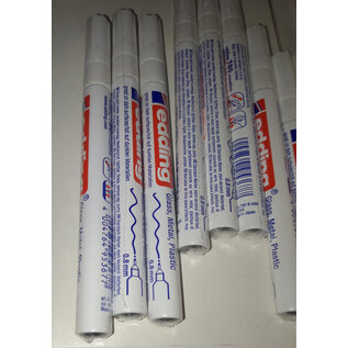 Witte Edding fine