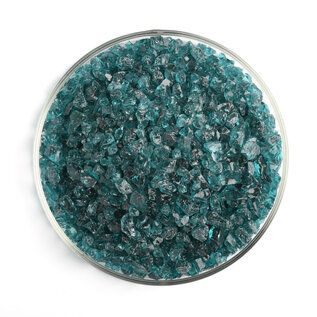 Bullseye glass 1176 frit Peacock Blue, cold coarse 110 gram