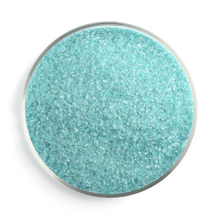 Bullseye glass 1176 frit Peacock Blue, cold fine110 gram