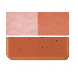 Bullseye glass 1305-030 sunset coral 3 mm