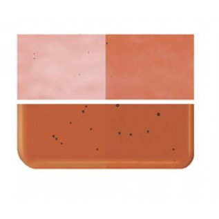 Bullseye glass 1305-030 sunset coral 3 mm