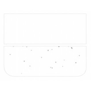 Bullseye glass 1401-030 crystal clear 3 mm