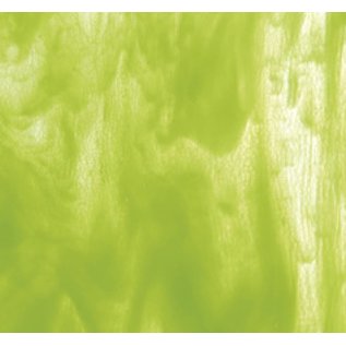 Bullseye glass 2026-030 clear, spring green opal 3 mm