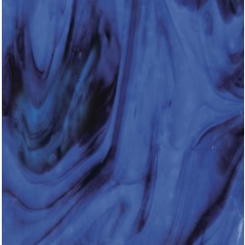 Bullseye glass 2105-000 blue opal, plum 3 mm