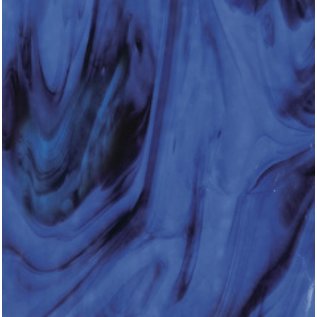 Bullseye glass 2105-000 blue opal, plum 3 mm