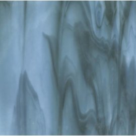 Bullseye glass 2108-000 powder blue opal, marine blue 3 mm
