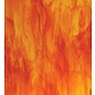Bullseye glass 2125-030 yellow, red striker 3 mm