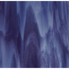 Bullseye glass 2128-000 royal purple, powder blue opal 3 mm