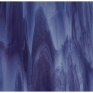 Bullseye glass 2128-000 royal purple, powder blue opal 3 mm
