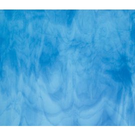 Bullseye glass 2416-030 light turqoise blue, true blue 3 mm