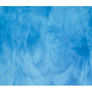 Bullseye glass 2416-030 light turqoise blue, true blue 3 mm