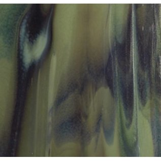 Bullseye glass 3212-030 olive green opal, forest green, deep brown 3 mm