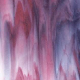 Bullseye glass 3328-000 white, deep royal purple, cranberry pink 3 mm