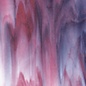 Bullseye glass 3328-000 white, deep royal purple, cranberry pink 3 mm