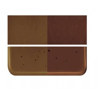 Bullseye glass 1109-050 dark rose brown, thin 2 mm