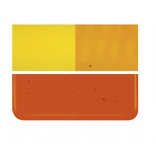Bullseye glass 1125-050 orange 2 mm