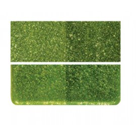 Bullseye glass 1412-050 light aventurine green 2 mm