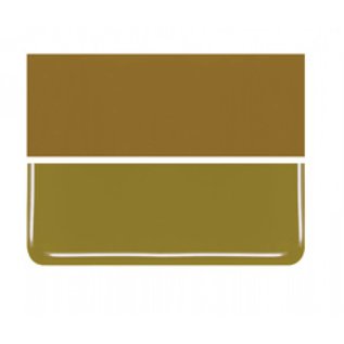 Bullseye glass 0227-050 golden green 2 mm