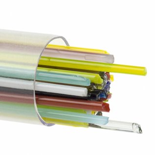 Bullseye glass 8418 - 2mm Stringers - mixed colors