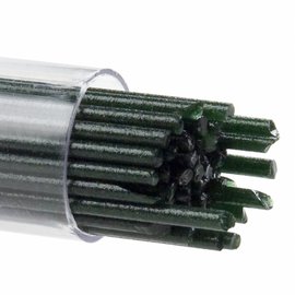 Bullseye glass 1112 - 2mm Stringers - aventurine green