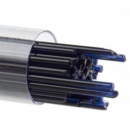 Bullseye glass 1118 - 2mm Stringers - midnight blue
