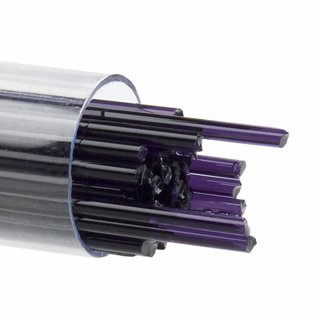 Bullseye glass 1128 - 2mm Stringers - deep royal purple