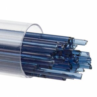 Bullseye glass 1406 - 2mm Stringers - steel blue