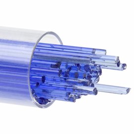 Bullseye glass 1414 - 2mm light sky blue stringers