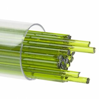 Bullseye glass 1426 - 2mm spring green stringers