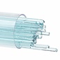 Bullseye glass 1808 - 2mm Stringers - aqua blue tint